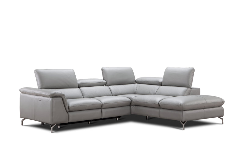 Viola Premium Leather Sectional Chaise