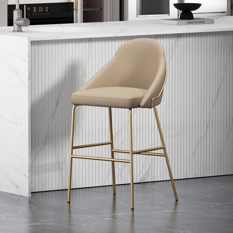 Manhattan Gracie - Barstool With Gold Base