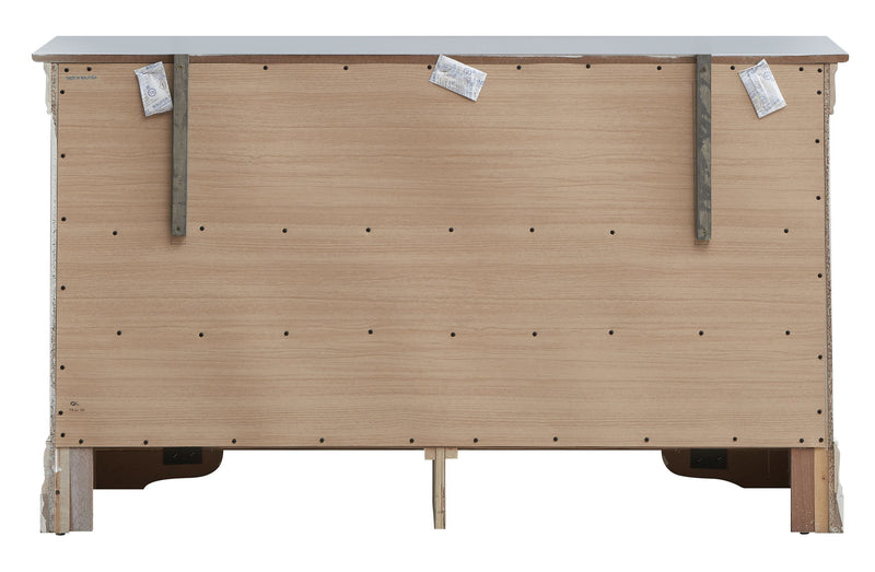 Lorana - 33" Dresser - Silver Champagne