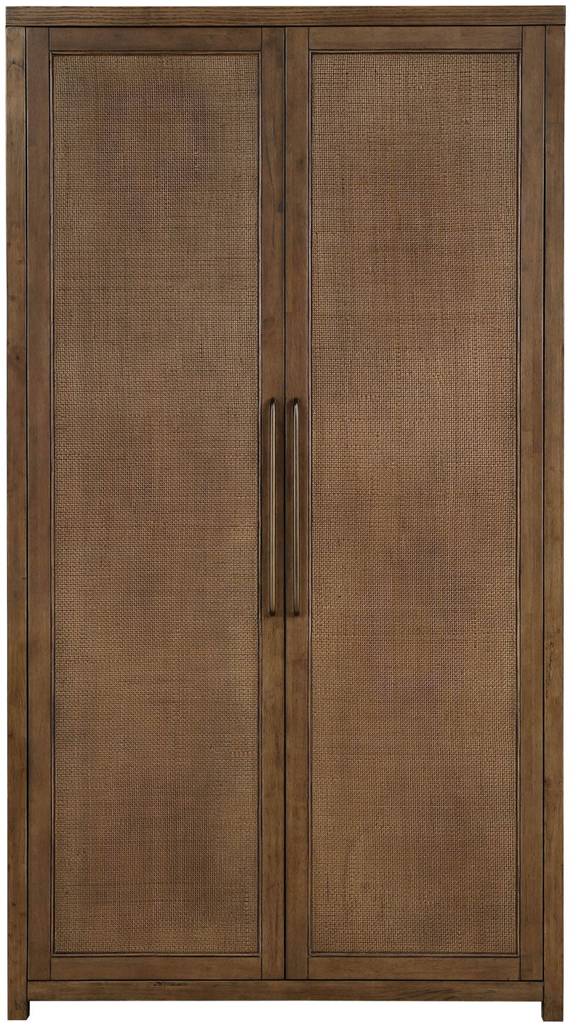 Vana - Solid Wood, Oak Veneer And Stainless Steel Storage Cabinet