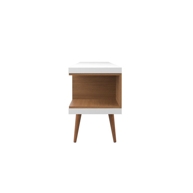Manhattan Utopia - TV Stand - Maple Cream And White