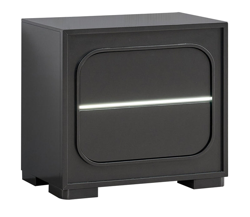 Wave - Nightstand - Wenge