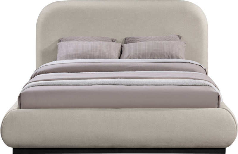 Vaughn - Chenille Bed With Black Base