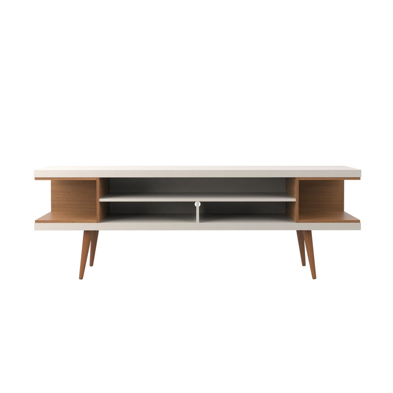 Manhattan Utopia - TV Stand - Off White And Maple Cream