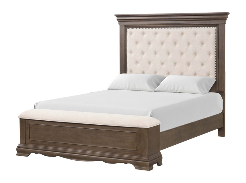 Stirling - Queen Bed - Gray
