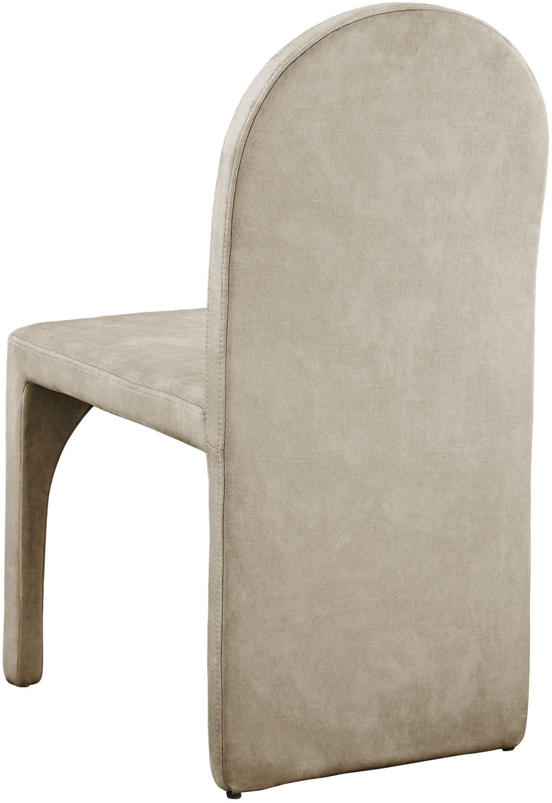 Summer Stone Velvet Upholstered Dining Side Chair