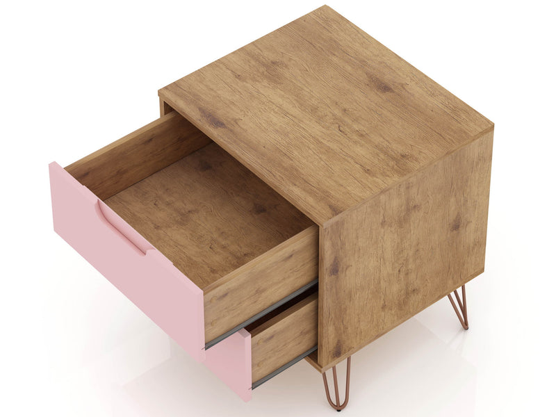 Manhattan Rockefeller - 2-Drawer Nightstand