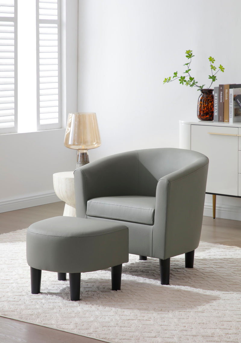 Glory Furniture - Salem - Chair & Ottoman