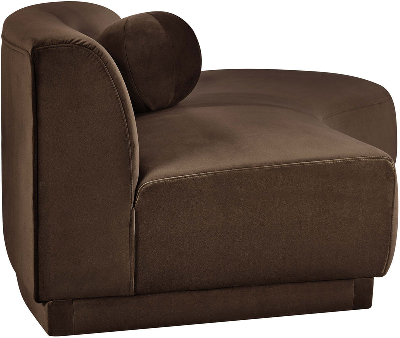 Avra - 86" Velvet Performance Fabric Upholstered Sofa