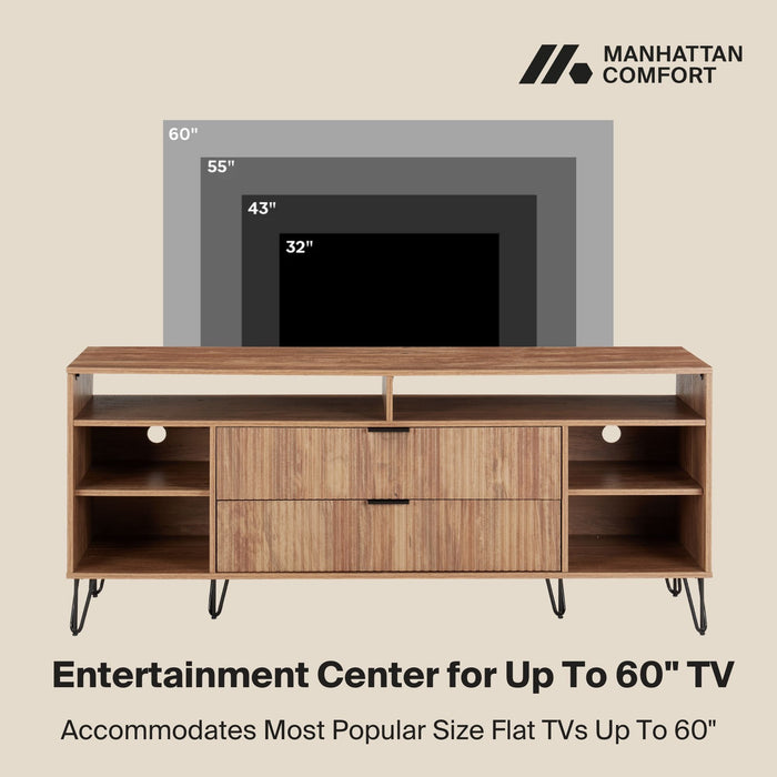 Manhattan Dumbo - Fluted TV Stand