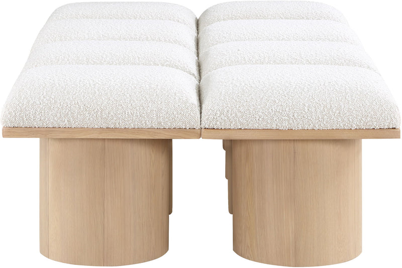 Pavilion - 8 Piece Modular Bench With Natural Base