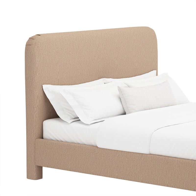 Layton - Rounded Corner Upholstered Bed