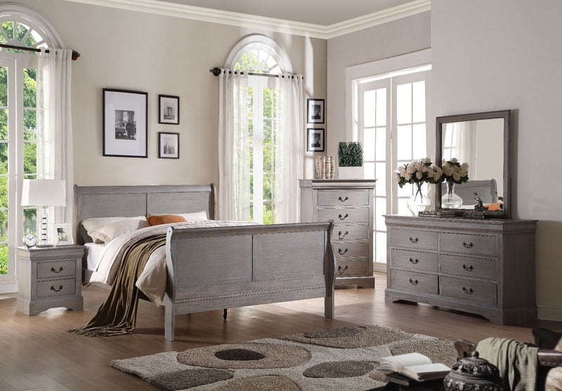 Louis Philippe III - Bed (FB 34"H)