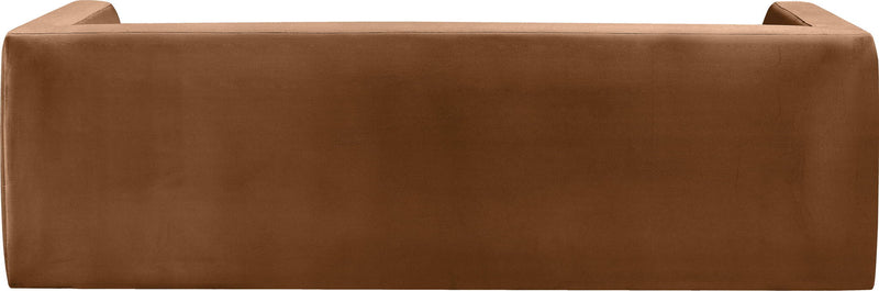 Henson 89.5" Saddle Velvet Upholstered Sofa