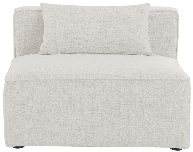 Cube - Linen Armless Chair