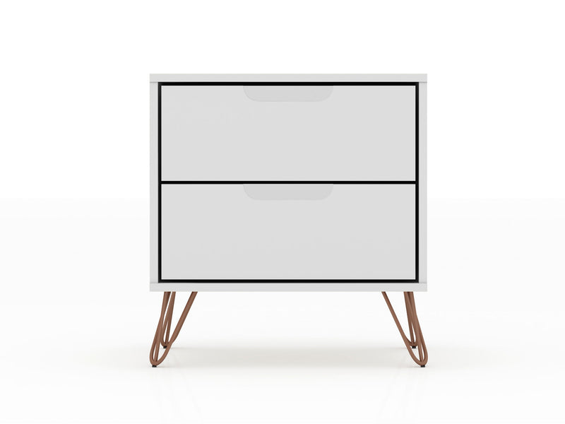 Manhattan Rockefeller - 2-Drawer Nightstand