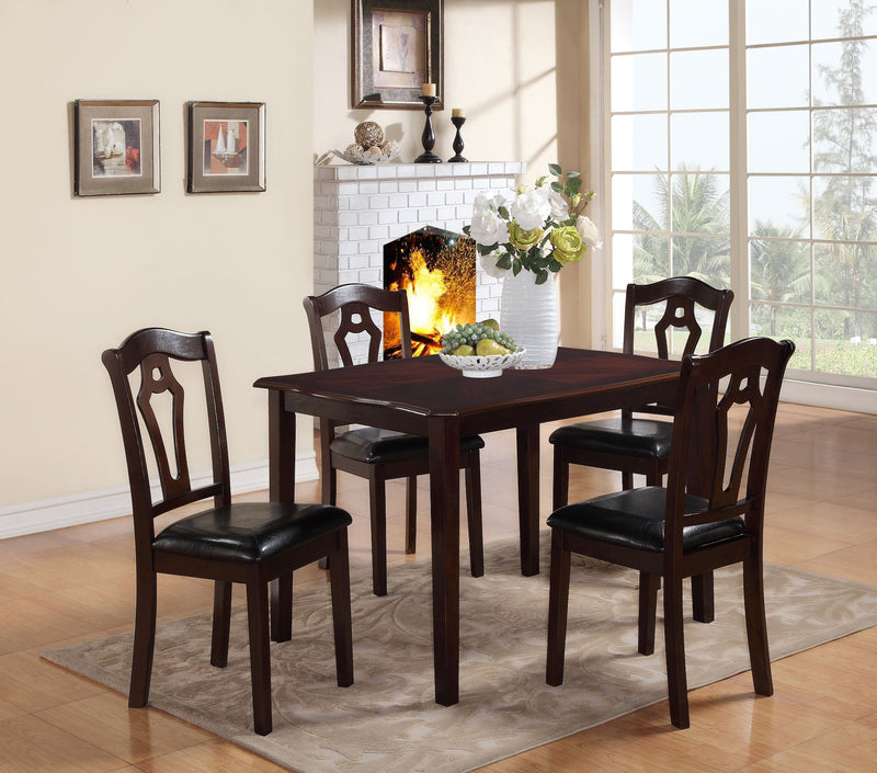 Bell - 5 Piece Dining Room Set - Cherry