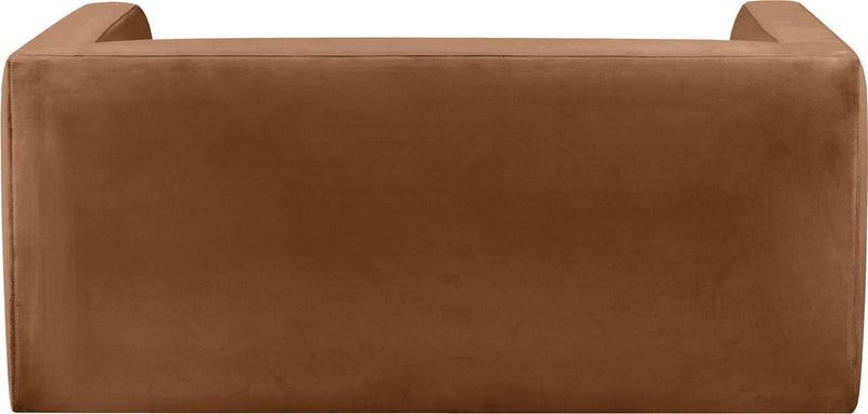 Henson 63" Saddle Velvet Upholstered Loveseat