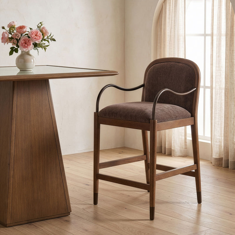 Cambria - Fabric Upholstered Counter Stool