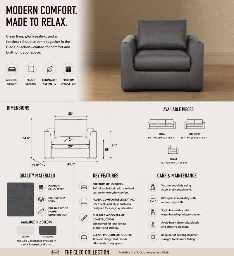 Manhattan Cleo - Upholstered Accent Chair