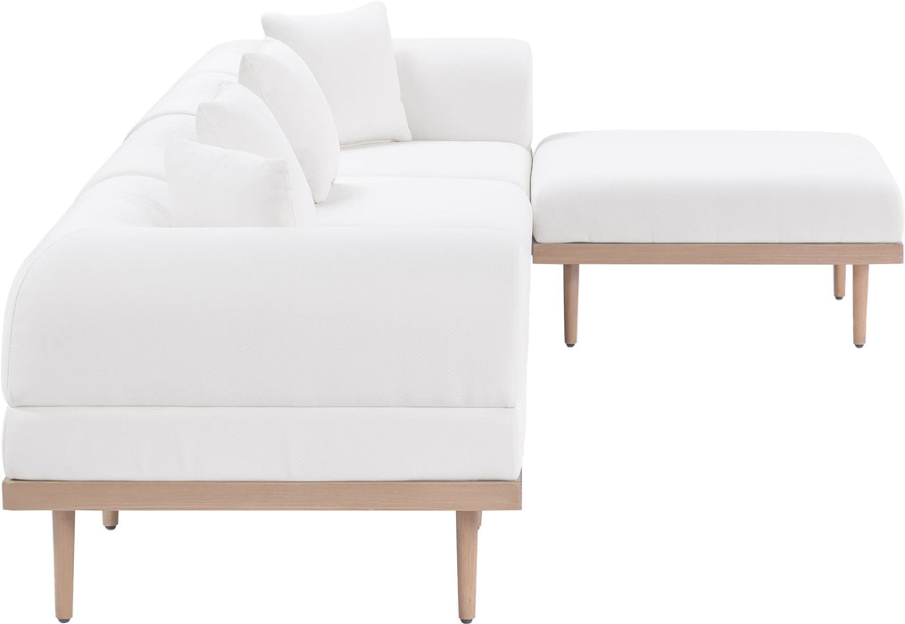 Laguna - 5 Piece 106.5" Upholstered Outdoor Patio Modular Sectional