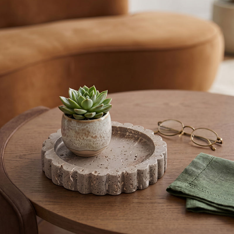 Ricardo - Travertine Tray