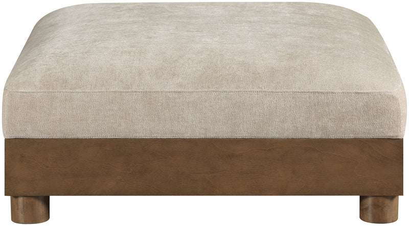 Turin Taupe Fabric Upholstered Modular Ottoman
