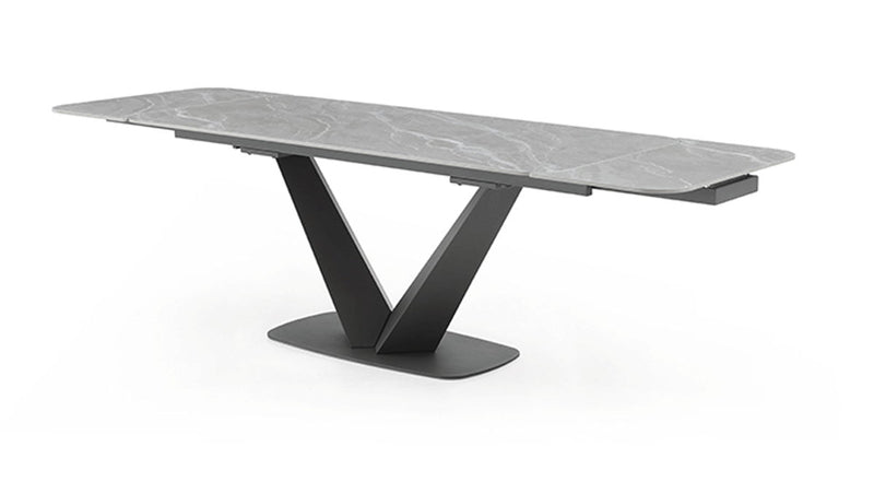 Cloud - Dining Table - Gray / Black