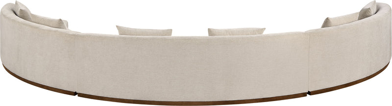 Avanti - Chenille Fabric Upholstered 3 Piece Modular Sectional