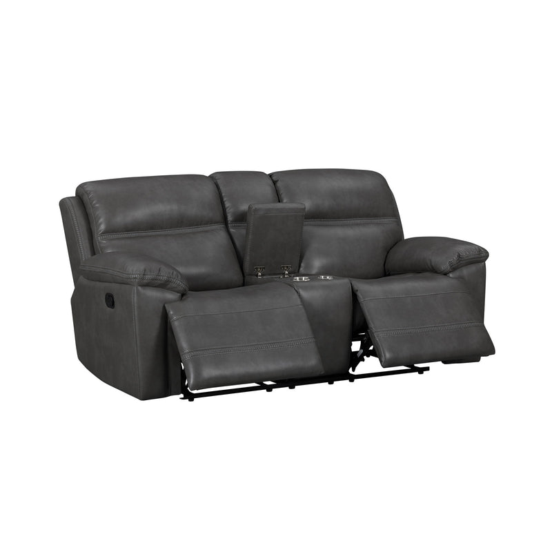 Camaro - Motion Loveseat With Console - Nugget Gray