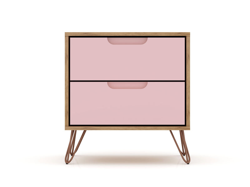 Manhattan Rockefeller - 2-Drawer Nightstand