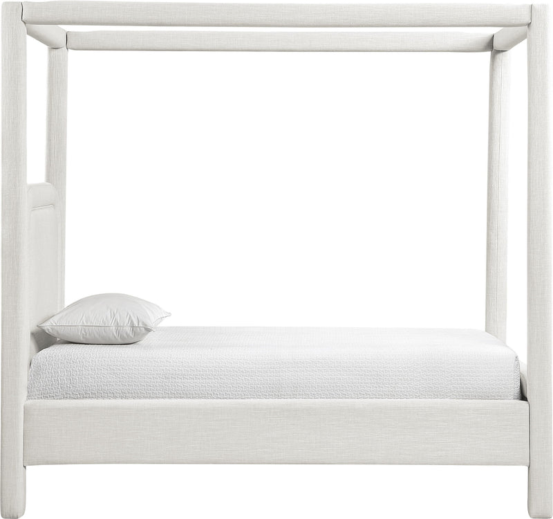 Salina - Linen Textured Fabric Upholstered Bed