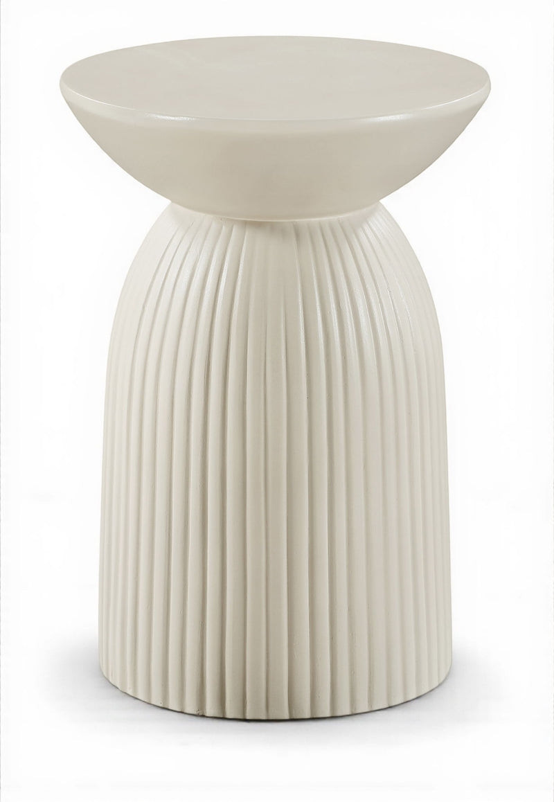 Opani Taupe Concrete Indoor/Outdoor End Table