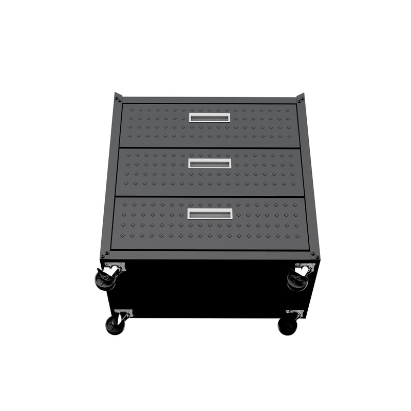 Manhattan Fortress - 3-Drawer Rolling Garage Cabinet