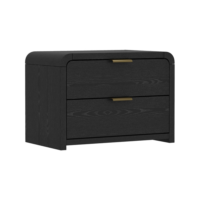 Manhattan Grace - Nightstand With Gold Handles