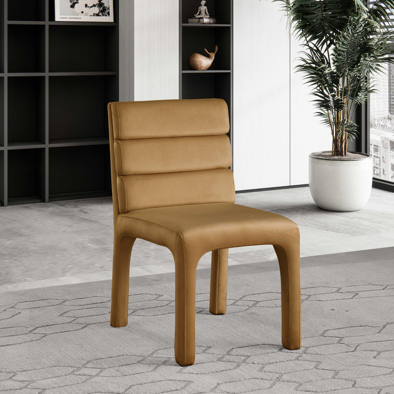 Kai Saddle Velvet Upholstered Dining Chair