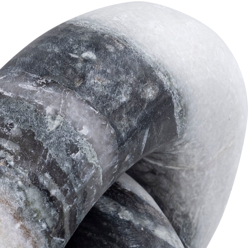 Knot Panda Marble Decorative Knot