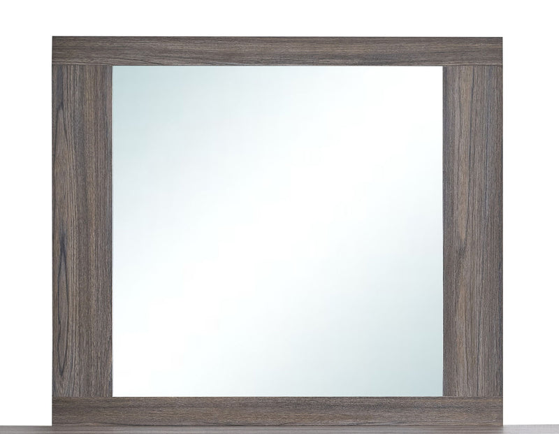 Aberdeen - Mirror - Gray / Oak