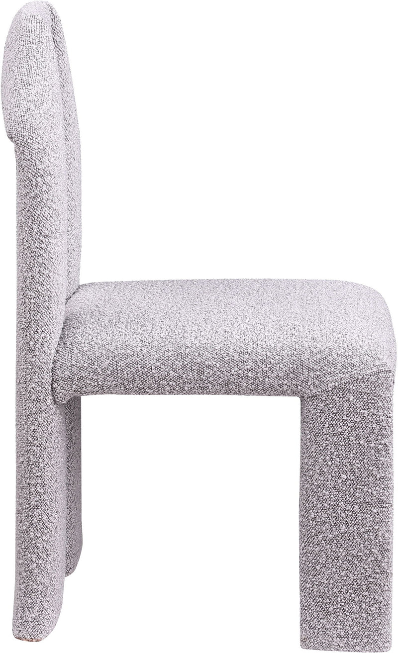 Bennett Taupe Boucle Fabric Upholstered Dining Chair