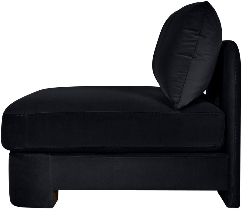 Hammond - Velvet Performance Fabric Upholstered Armless Chair