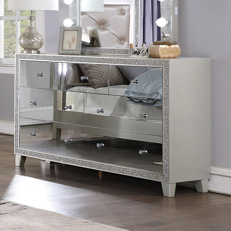 Sliverfluff - Dresser - Mirrored & Champagne