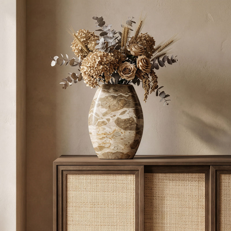 Sadie - Genuine Marble Vase