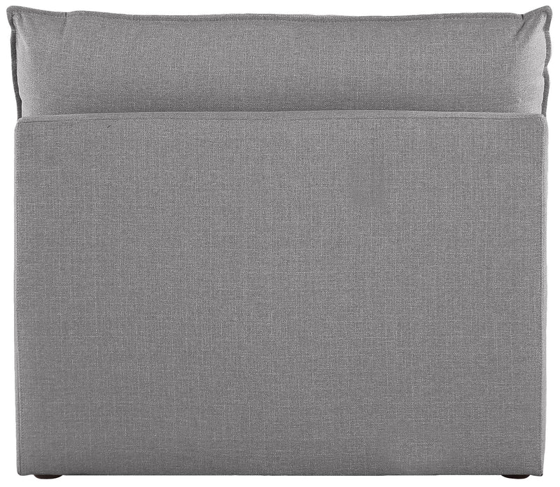 Mackenzie Linen Textured Fabric Upholstered Modular Armless Chair