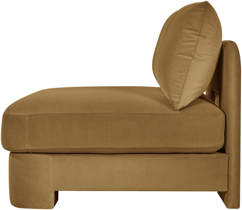 Hammond - Velvet Performance Fabric Upholstered Armless Chair
