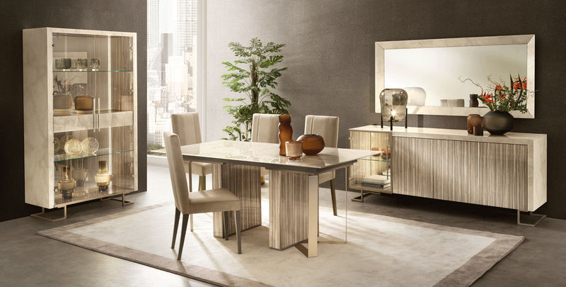 Luce - 2 Door Cabinet With Drawer - Beige