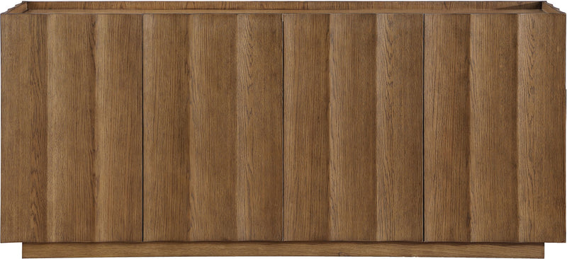 Swoon - Oak Veneer And Solid Wood Sideboard / Buffet - Brown
