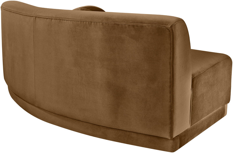 Avra - Velvet Performance Fabric Upholstered Armless Sofa