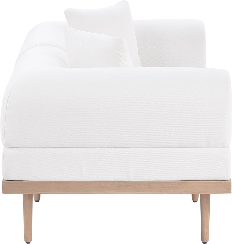 Laguna - 2 Piece Resilient Water Resistant Fabric 71" Upholstered Outdoor Patio Modular Loveseat