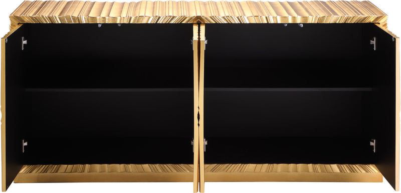 Golda Gold Wood Sideboard / Buffet