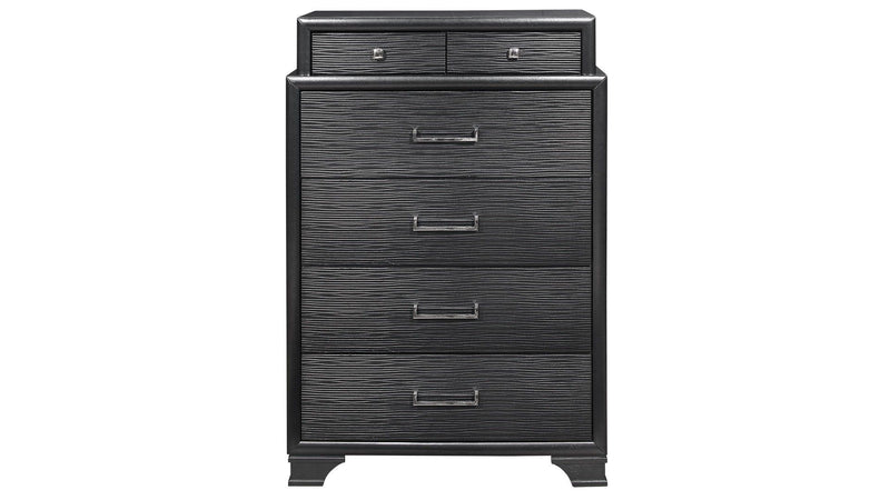 Jordyn - 5 Piece Queen Bedroom Set - Gray